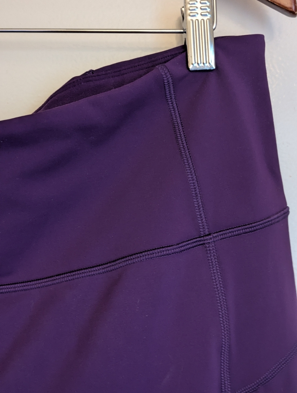 Athleta Rainier Tight Leggings Purple Violet Yoga Fitness Workout Pants 2X - Picture 5 of 16
